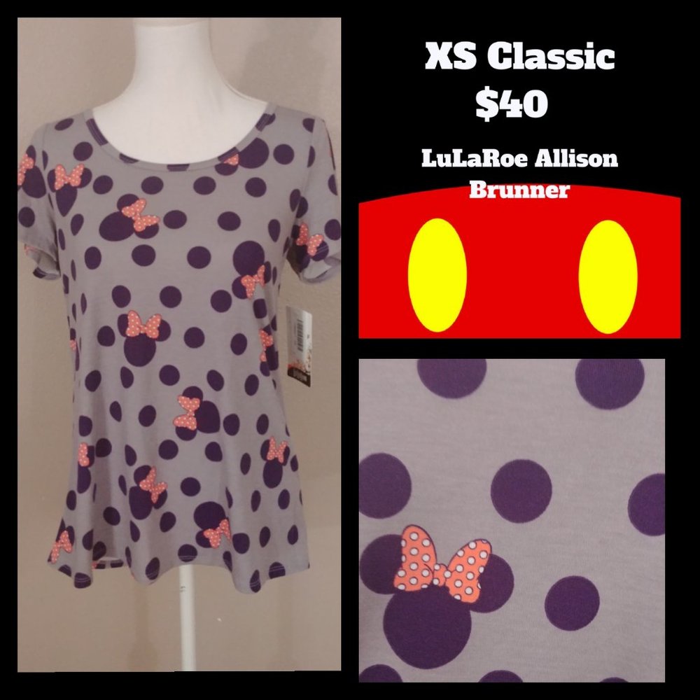 3/$50 - Lularoe Disney Classic T - NWT